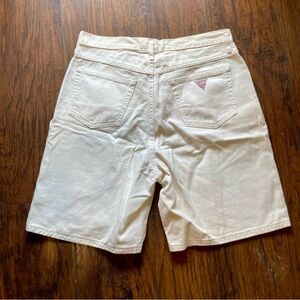 Guess Women's Cream Jean Shorts